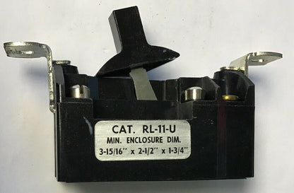 ARROW HART RL-11-U MAUAL STARTER TOGGLE OPERATED INDUSTRIAL CONTROL 115/230V