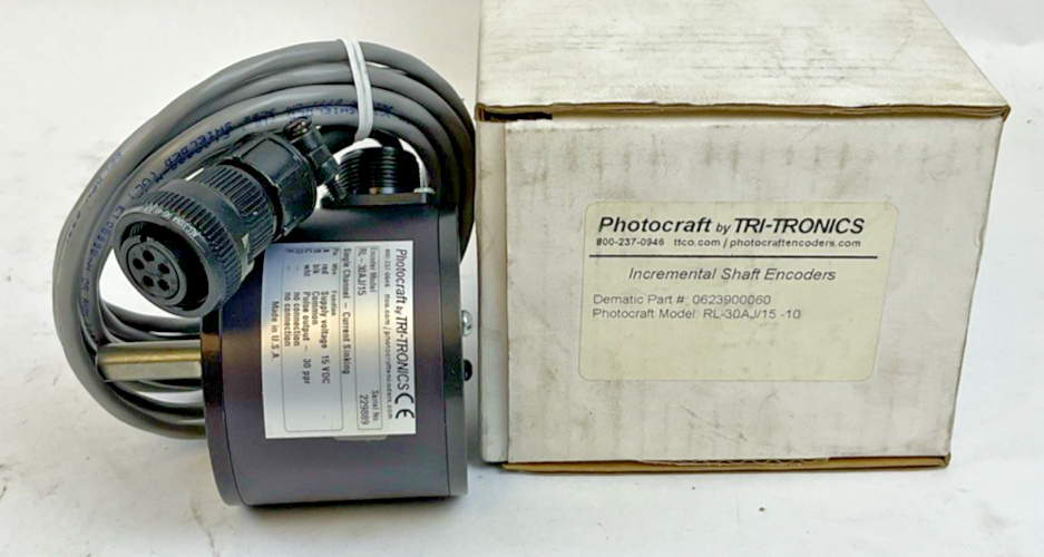 PHOTOCRAFT RL-30AJ/15 ENCODER 15VDC 30PPR