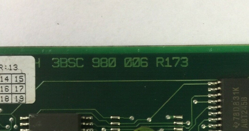 ABB 3HAB5960-1 DSQC 322 ROBOT PROCESSOR CIRCUIT BOARD 3BSC 980 006 R173