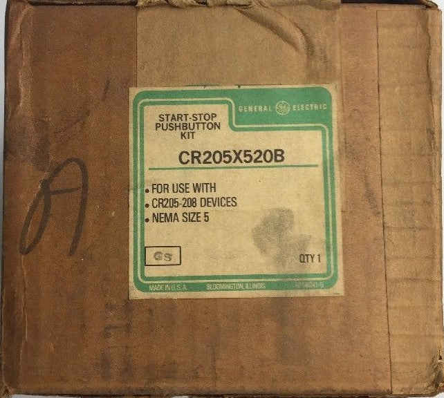 GE CR205X520B START-STOP PUSH BUTTON KIT FOR USE WITH CR205-208 DEVICES SIZE 5