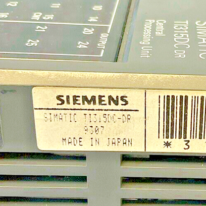 SIEMENS TI315DC CENTRAL PROCESSING UNIT 265VAC 30VDC 25WATTS