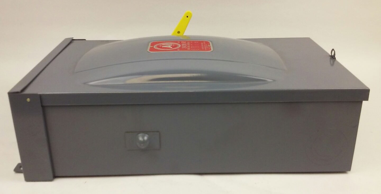 ARROW HART 24299R FUSIBLE ENCLOSED SWITCH TYPE HD, 3P, 3PH, 100A, 600V, NEMA 1