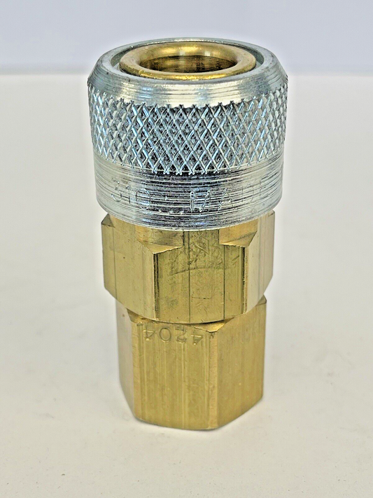 FOSTER - 310-4204 - PNEUMATIC SOCKET - 3/8" NPT, 3/8 – 18 Female Thread, 300 PSI