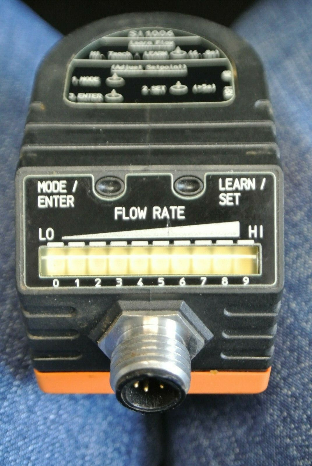 IFM EFECTOR SI1006 / SID10ADBAK0W/LS / FLOW SWITCH / 100-240VAC / 5-PIN