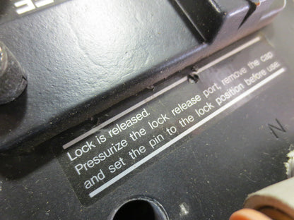 SMC CDLAFN100-700-D-X1US PNEUMATIC CYLINDER 145 PSI MAX PRESSURE 1.0 MPa