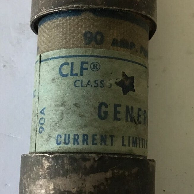 GENERAL ELECTRIC GF8B90 CURRENT LIMITNG FUSE 600VAC 90A  CLASS J***LOTOF4***