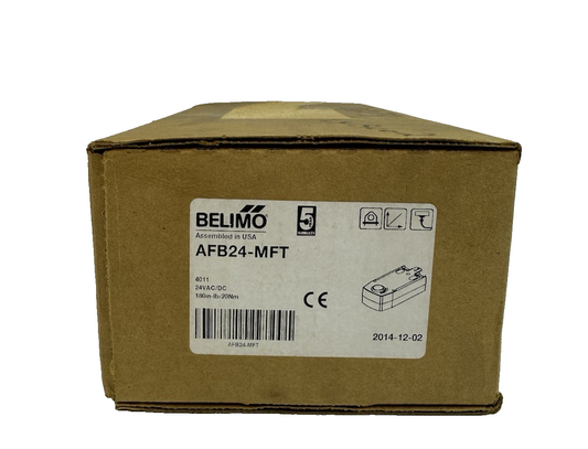 BELIMO AFB24-MFT DAMPER ACTUATOR 24VAC/DC 180IN-LB 20NM SPRING RETURN