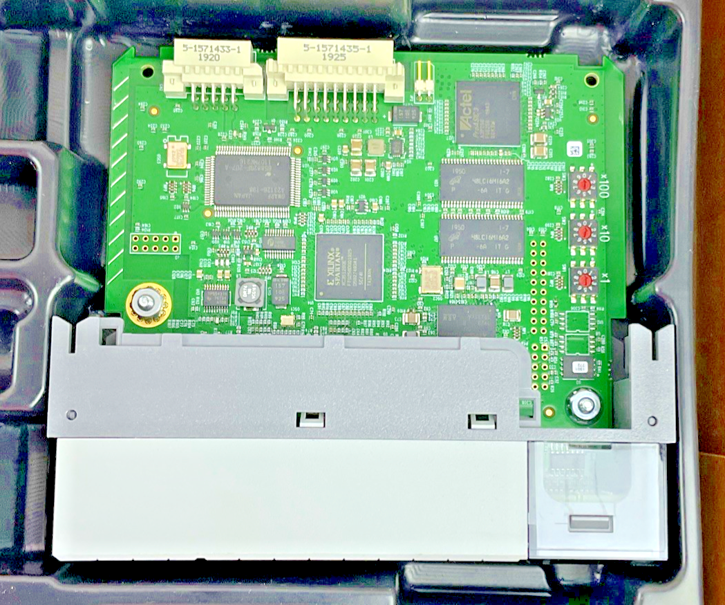 ALLEN BRADLEY 1747-AENTR ETHERNET/IP  COMMUNICATIONS MODULE VER.07 FW:2.002