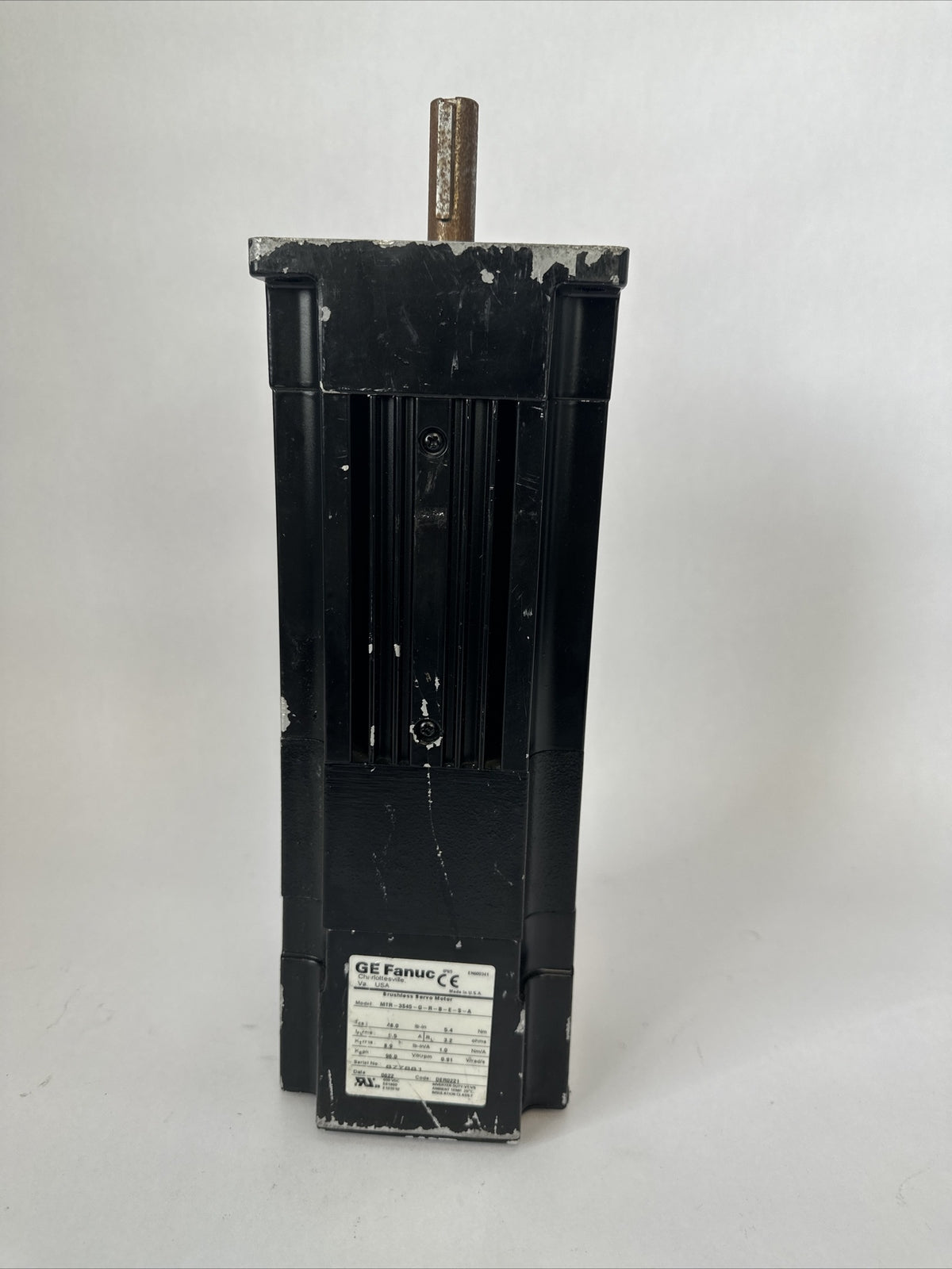 GE FANUC MTR-3S45-G-R-B-E-S-A BRUSHLESS SERVO MOTOR 600VDC