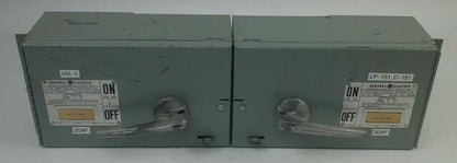 GE TYPE QMR QMR361L QMR361R TWIN FUSIBLE INTERRUPTER SWITCH 30A  600V W/HARDWARE