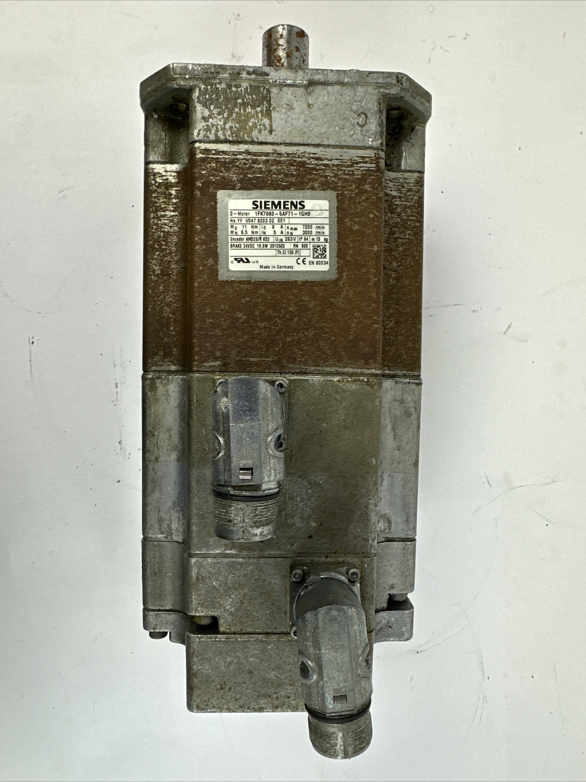 SIEMENS 1FK7063-5AF71-1GH0 SERVO MOTOR