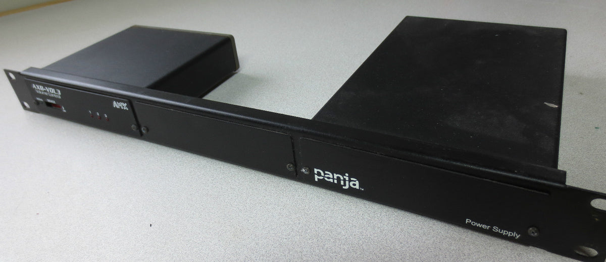 PANJA AMX AXB-VOL3 VOLUME CONTROLLER & PSN6.5 POWER SUPPLY w/ RACK