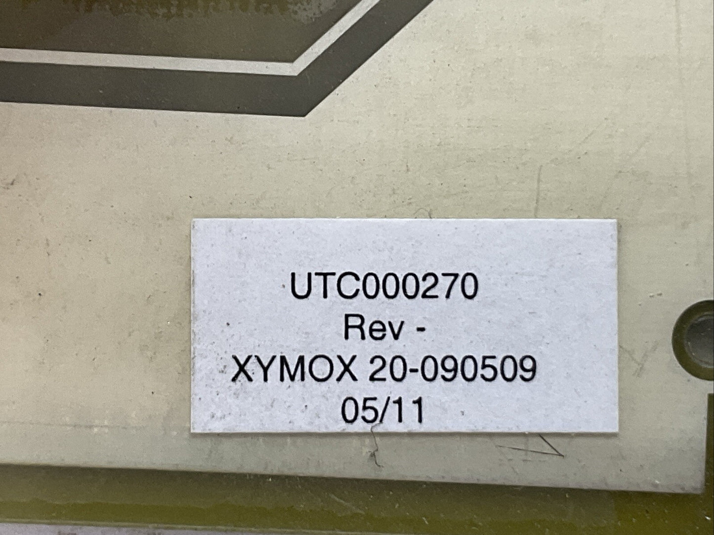 YASKAWA UTC000270 XYMOX 20-090509 E7 DRIVE BYPASS