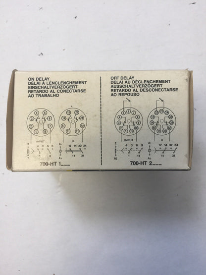 ALLEN BRADLEY 700-HT12AA24 TIMING RELAY 24VAC SER A