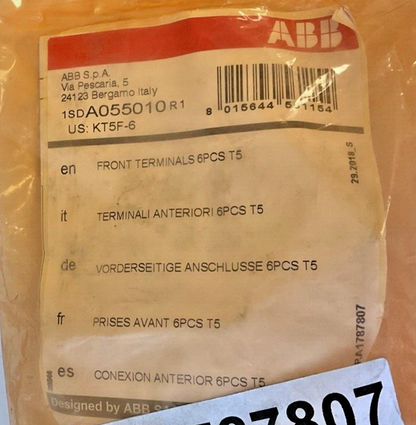 ABB 1SDA055010R1 FRONT TERMINALS