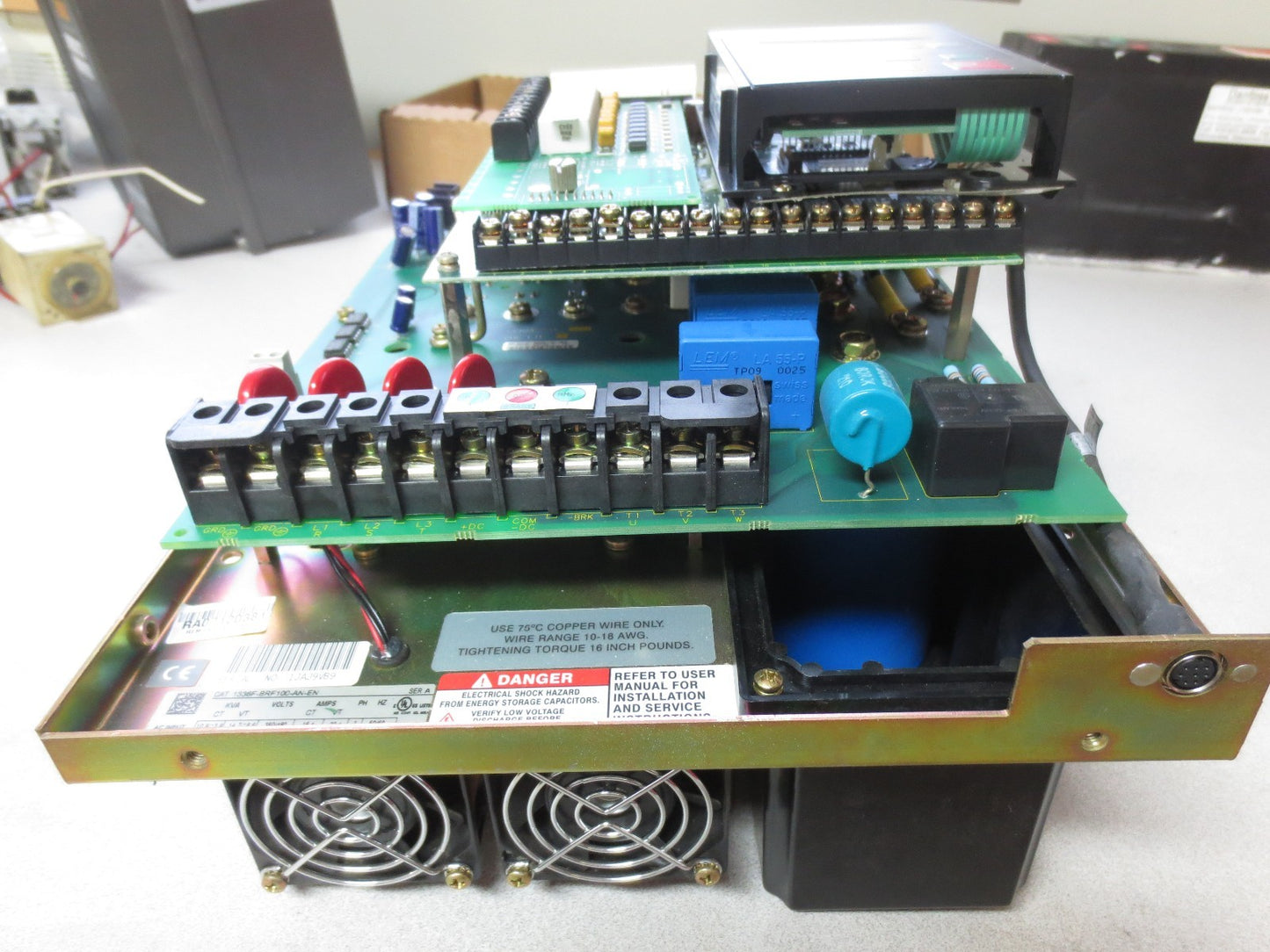 ALLEN-BRADLEY 1336F-BRF100-AN-EN PLUS II AC DRIVE - NO CASE