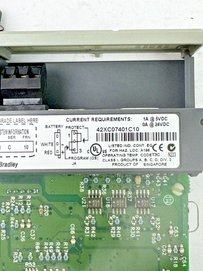 ALLEN-BRADLEY - 1747-L542 SER. C REV. A FRN: 10 -SLC 500 CPU PROCESSOR