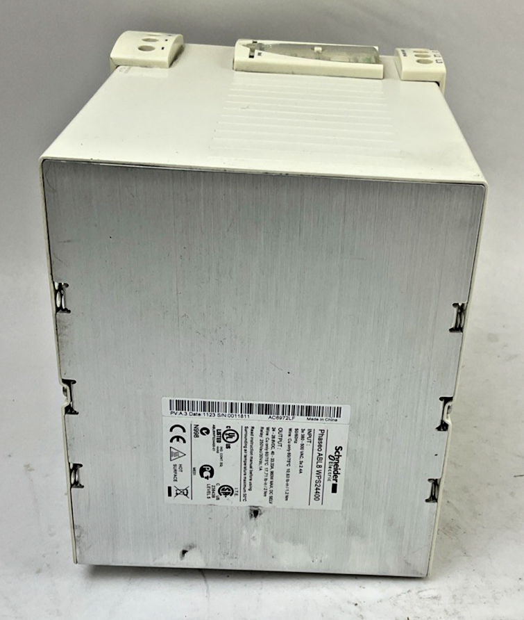 SCHNEIDER ELECTRIC ABL8 WPS24400 POWER SUPPLY PHASEO 500VAC 50/60HZ 2.4A