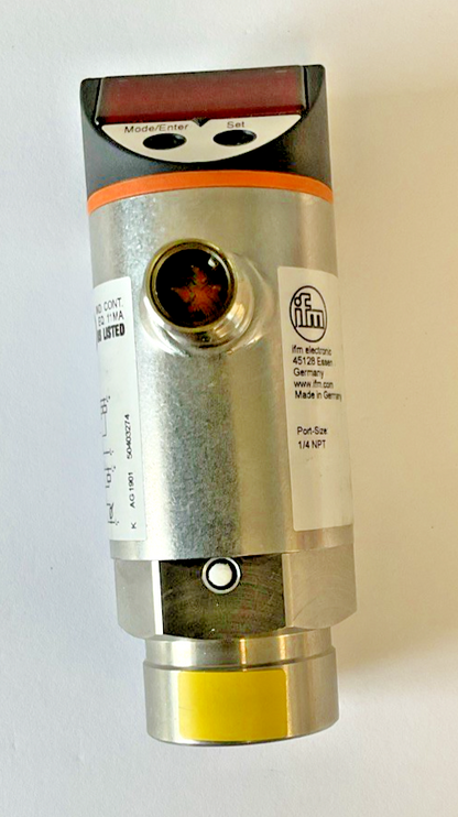 IFM PN2224 PRESSUR SENSOR 32VDC IO-LINK 1/4 NPT