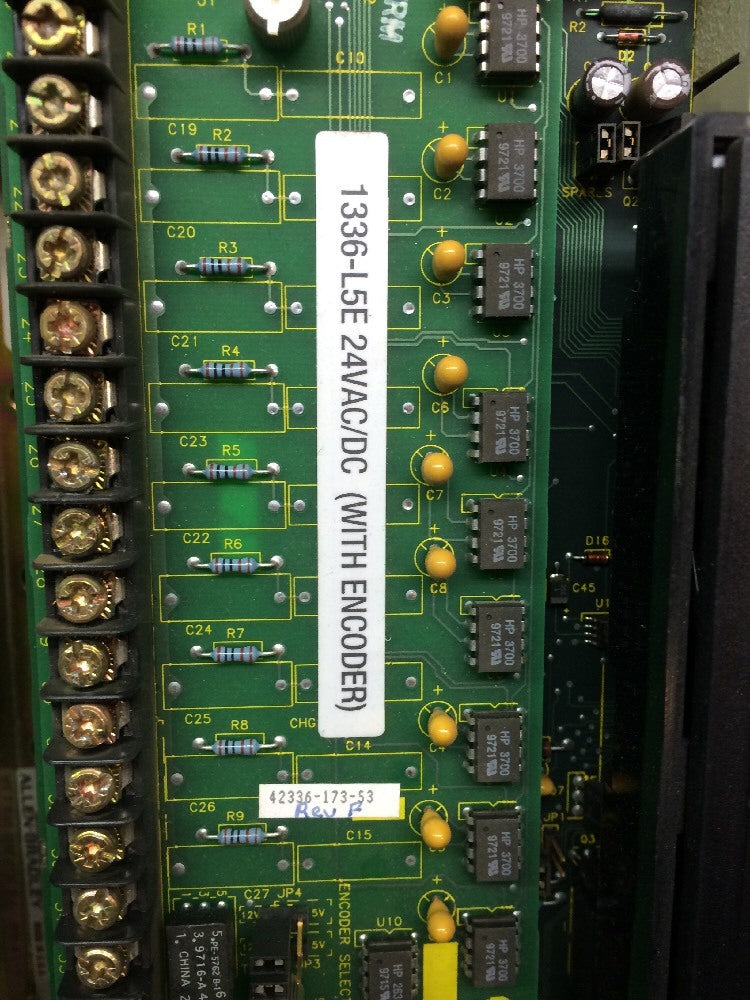 ALLEN BRADLEY 1336S-BRF05-AA-EN4-HA2-L5E, Ser. D PROGRAMMING TERMINAL,1201- HA2