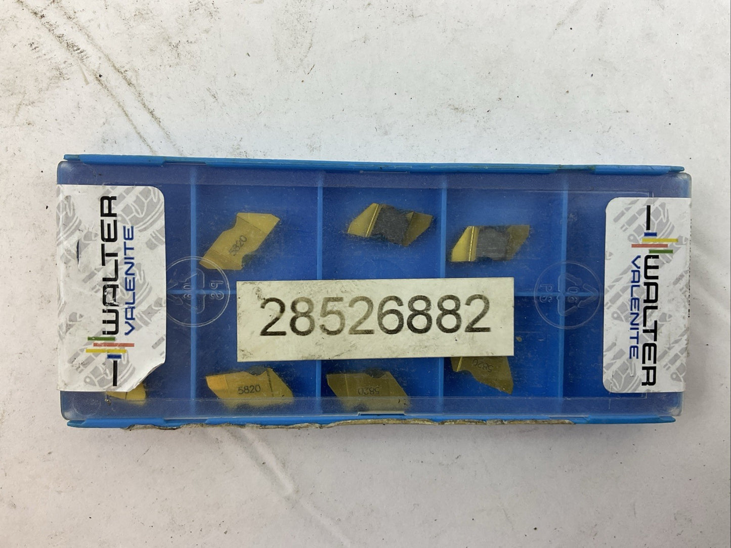 WALTER VALENITE VLG 2 091R 016R002H 5820 CARBIDE INSERT (BOX OF 7)