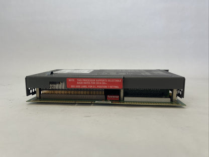 ALLEN BRADLEY 1785-L80E/E ETHERNET PLC-5 CONTROLLER REV Y01 SERIES E F/W REV J