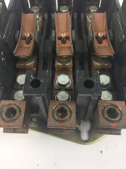 SQUARE D 8502SF02 SIZE 4 CONTACTOR 600V 50/60HZ 31091-400-57 COIL 480V 60HZ