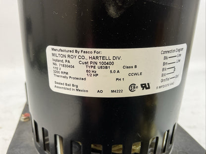 HARTELL A5X-115 COMMERCIAL CONDENSATE REMOVAL PUMP 115V 50/60HZ 5.0A
