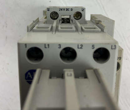ALLEN BRADLEY 100-C30D*00 SER C CONTACTOR 600VAC 55A 3PH 25HP COIL 24VDC 100-F