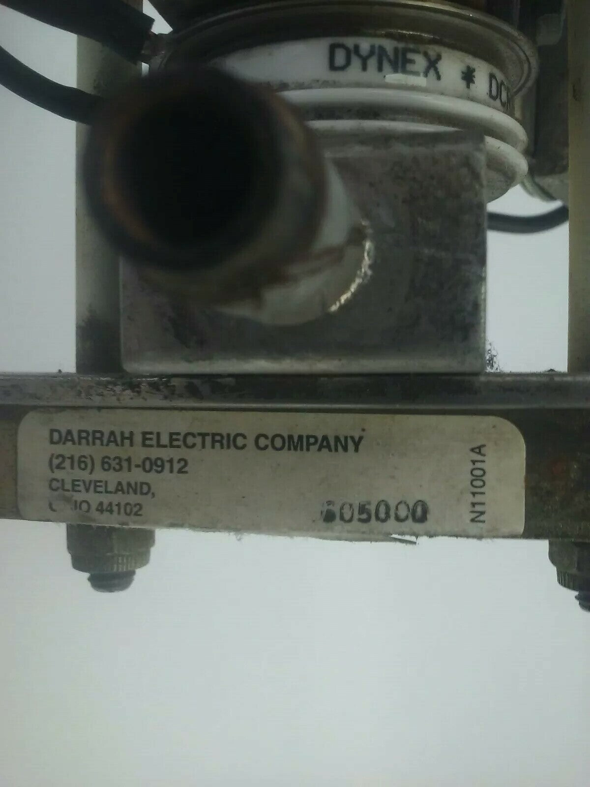 DARRAH EELECTRIC SCR CONTACTOR RECTIFER 605000 6.5K W/DYNEX DCR604SE1818-25 0009