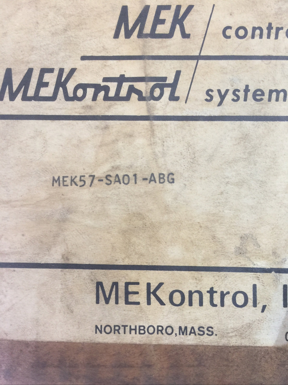 MEKONTROL MEK57-SA01-ABG PHOTOELECTRIC SENSOR OUTPUT 200MA@ 30VDC INPUT 10-36VDC