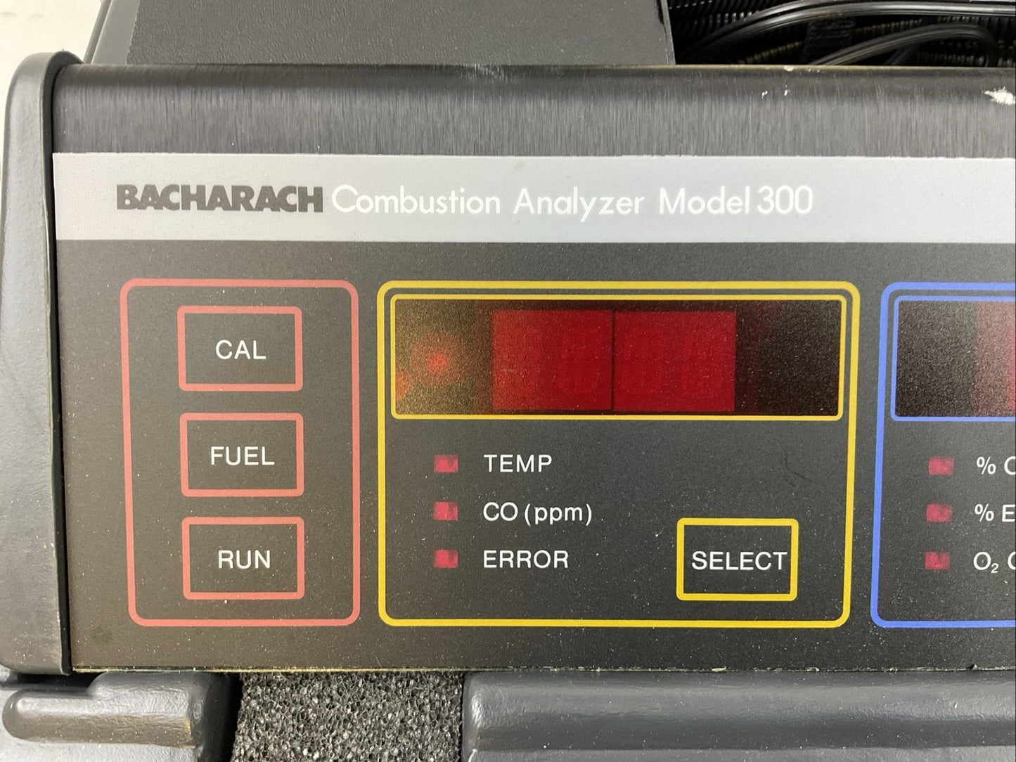 BACHARACH COMBUSTION ANALYZER / ENVIRONMENTAL MONITOR MODEL 300 120VAC 24-7053