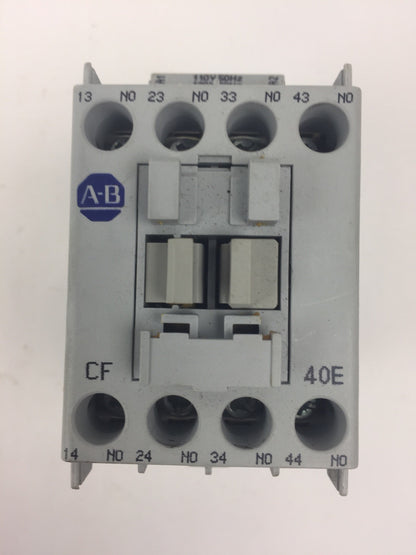 ALLEN BRADLEY 700-CF400* CONTACTOR SER A 600 VAC COIL 120V 60HZ 110V 50HZ