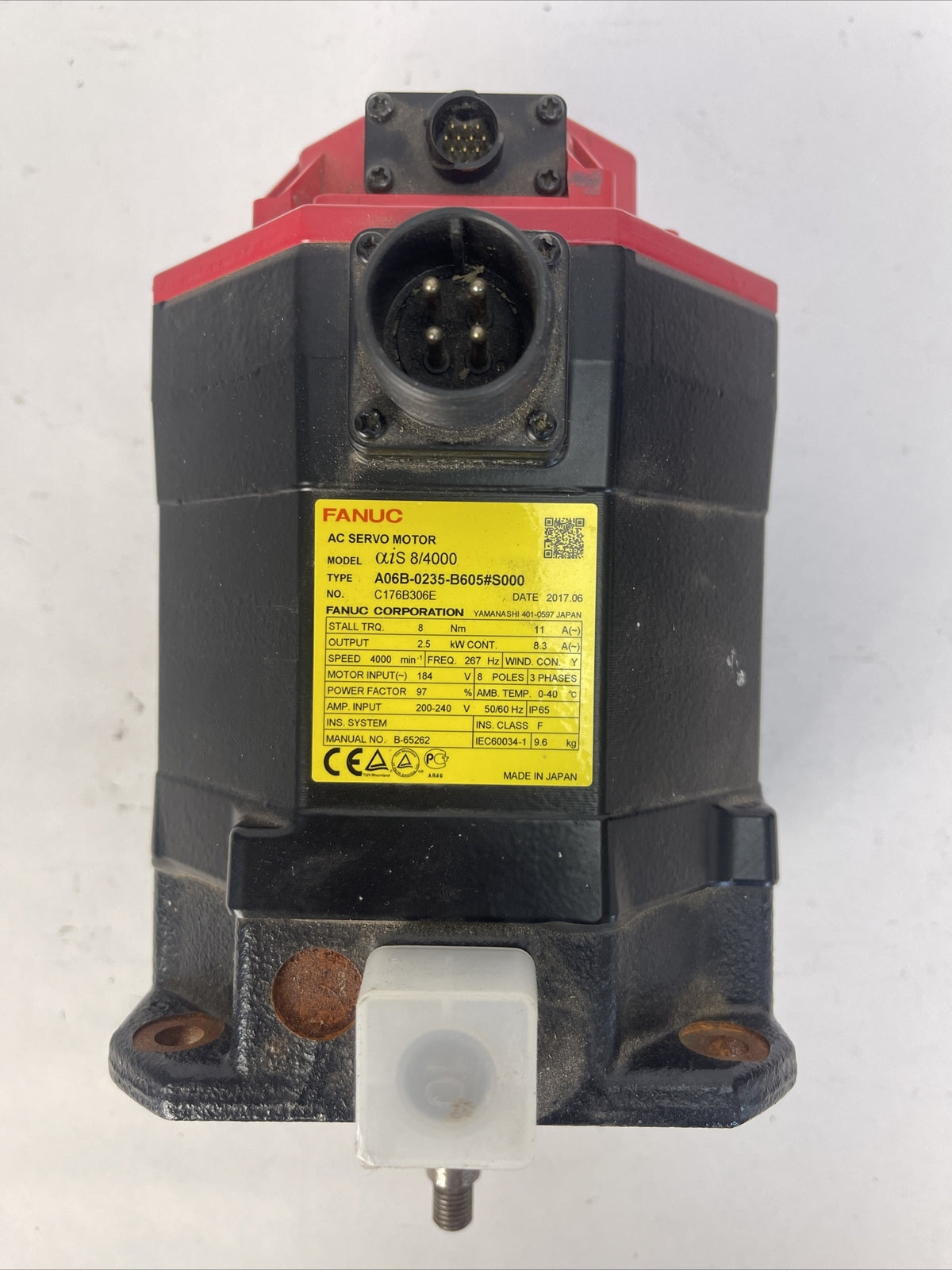 FANUC A06B-0235-B605#S000 AC SERVO MOTOR A860-2010-T341 PULSE CODER
