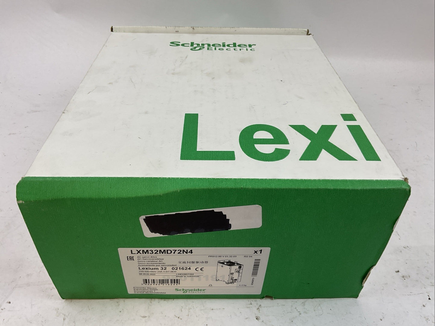 SCHNEIDER ELECTRIC LXM32MD72N4 AC SERVO DRIVE INPUT 3PH 480/400V/208 OUTPUT 7kW