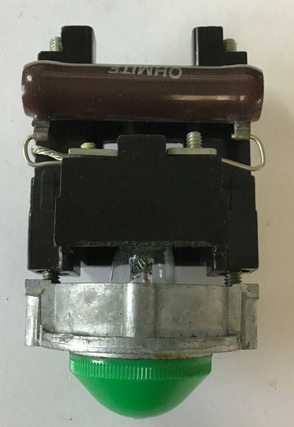 CUTLER HAMMER 10250H503A INDICATING LIGHT  HEAVY DUTY GREEN 220V AC/DC