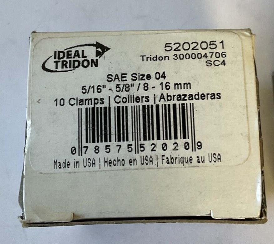 IDEAL TRIDON SIZE 04 5/16"-5/8" 8-16MM(10) , SIZE 5 5/16"-11/16" 8-17MM(10)