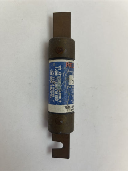RELIANCE LENRK90 CURRENT LIMITING DUAL ELEMENT CLASS RK1 FUSE 90AMP 250VAC
