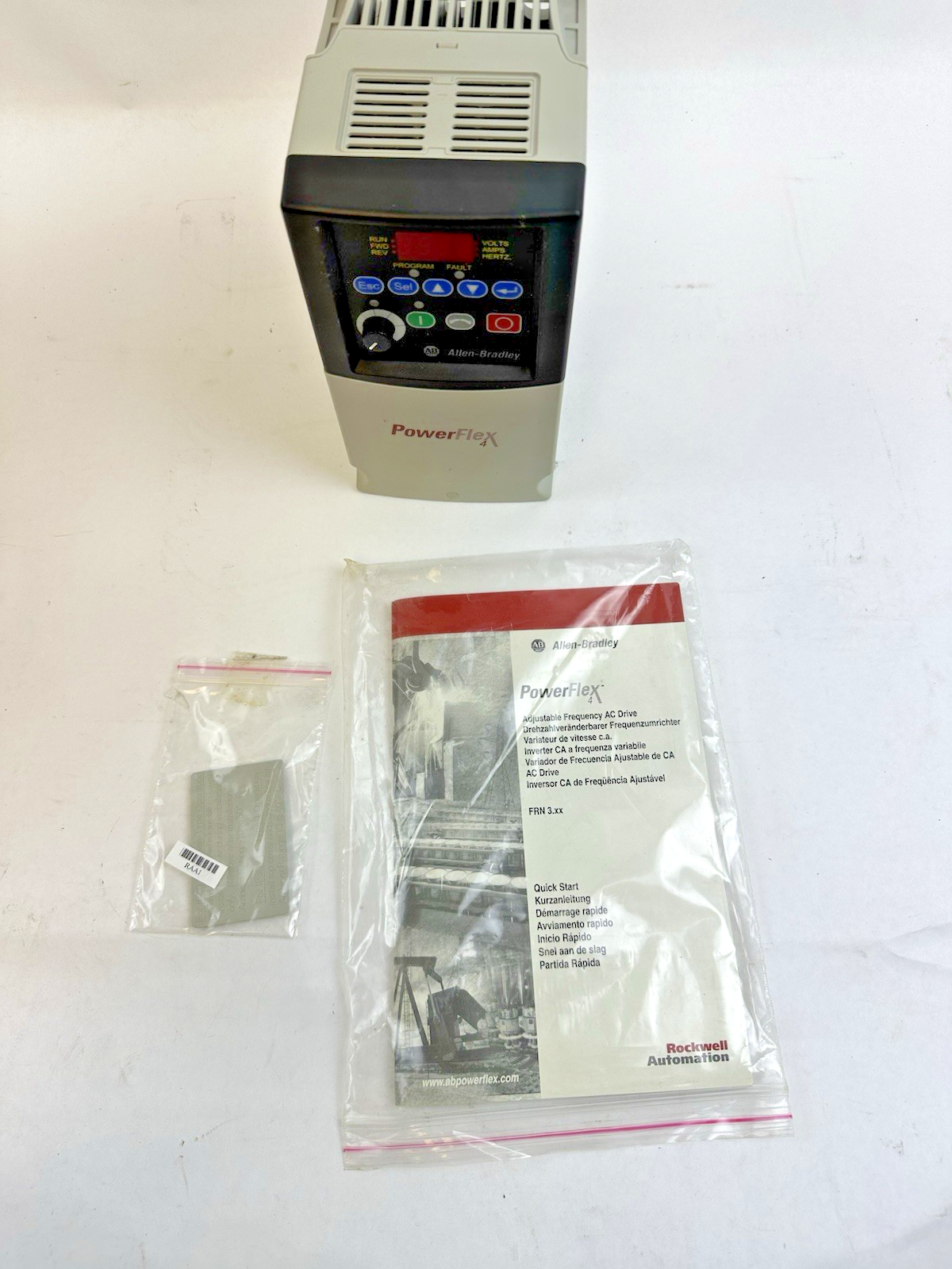 ALLEN-BRADLEY 22A-D6P0N104 POWERFLEX 4 AC DRIVE SER A FRN 3.05 3PH 342-528V