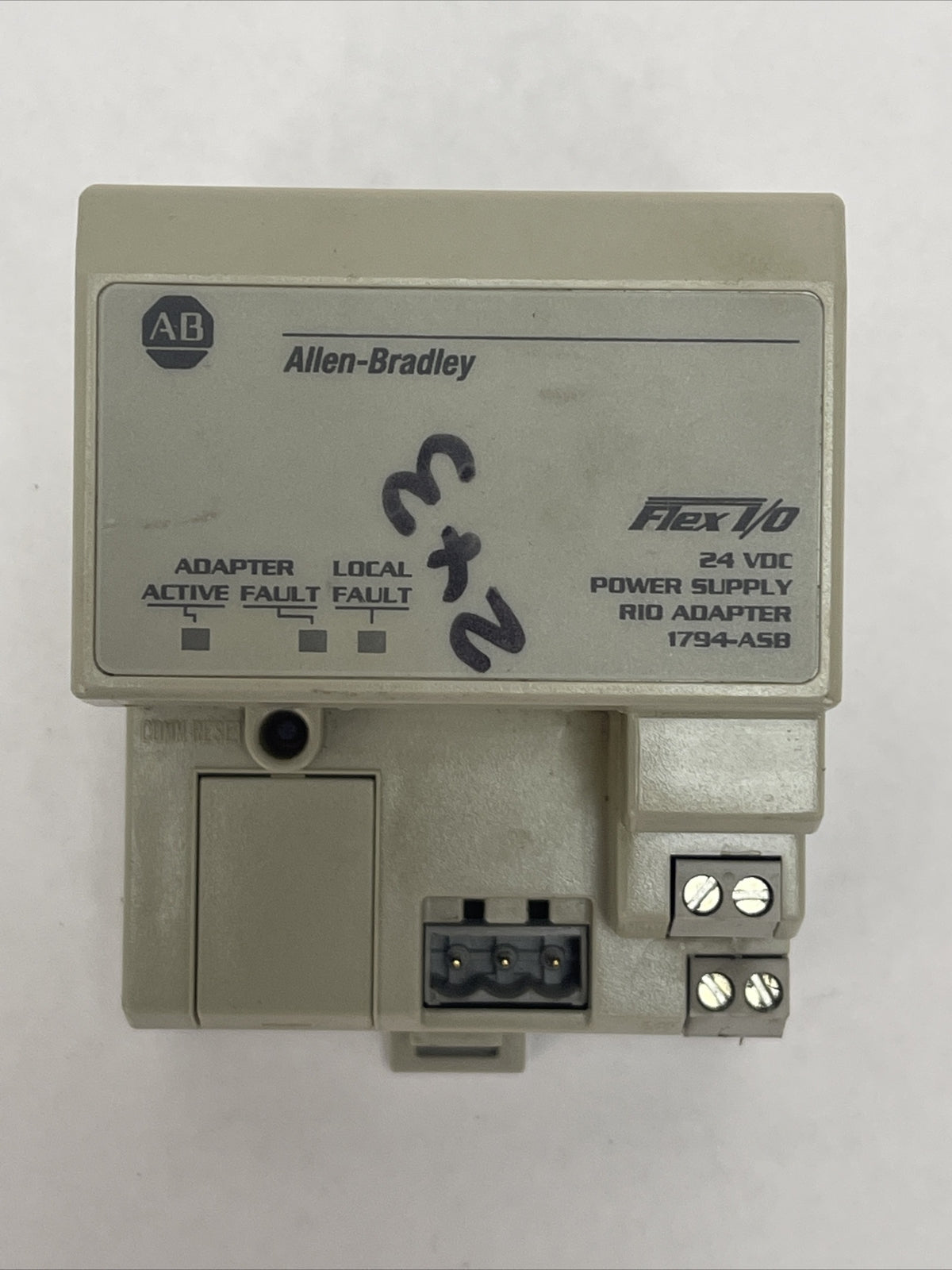 ALLEN BRADLEY 1794-ASB FLEX I/O 24VDC POWER SUPPLY SER D REV A01 F/W REV A
