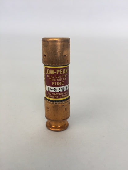 LOW-PEAK LPN-RK-8/10SP DUAL ELEMENT TIME-DELAY FUSE 8/10A 250VAC (BOX OF 5)