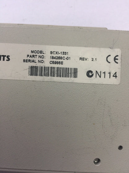 NATIONAL INSTRUMENTS SCXI-1331 250V REV 2.1