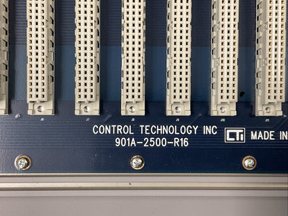 CONTROL TECHNOLOGY INC 901A-2500-R16 I/O MODULE BASE RACK 16 SLOT
