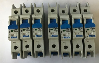 ALTECH UL489 E305318 CIRCUIT BREAKER 277VAC 10KA***LOTOF7***