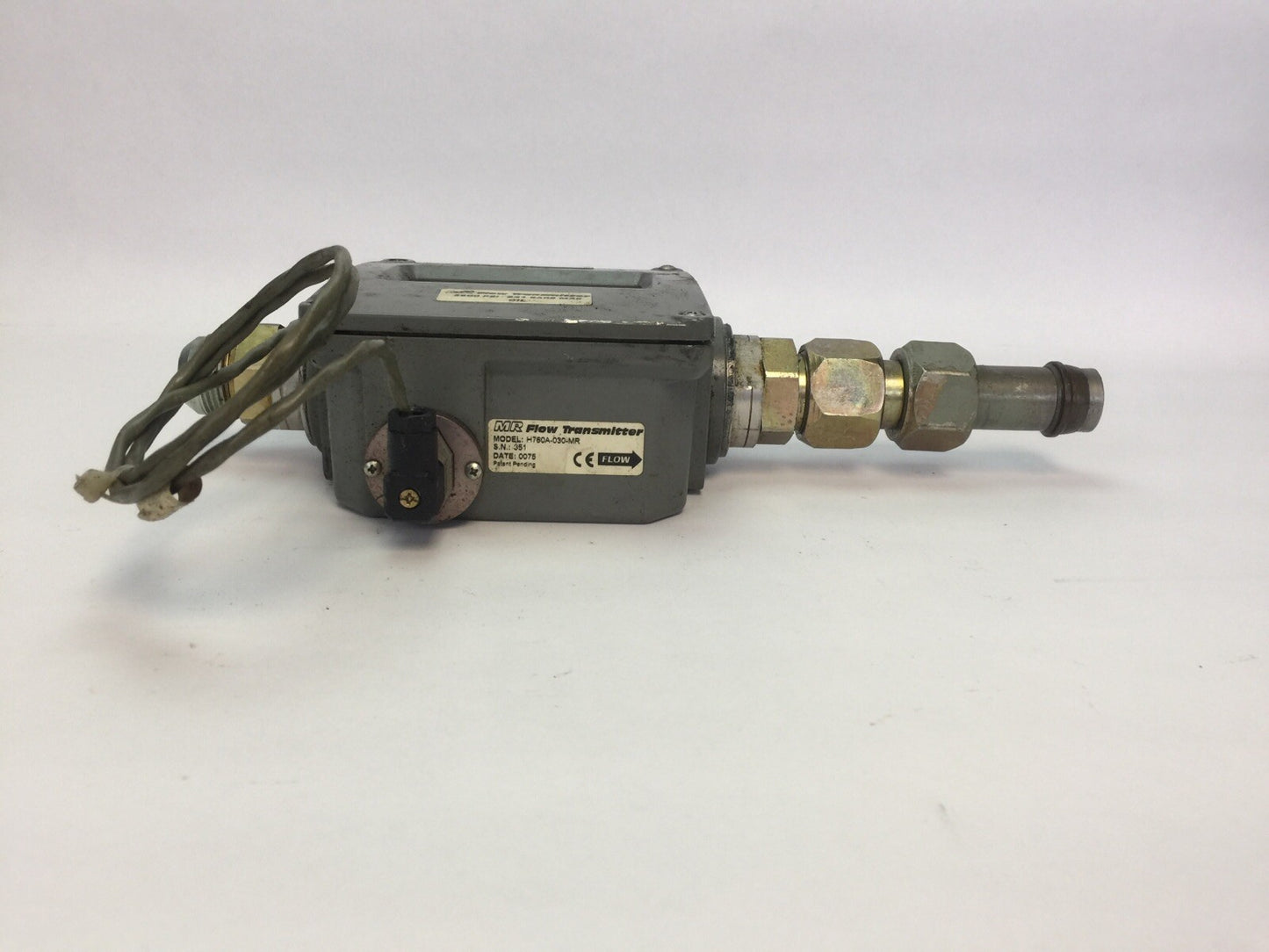 HEDLAND H760A-030-MR MR FLOW TRANSMITTER 3500PSI 241 BARS MAX OIL
