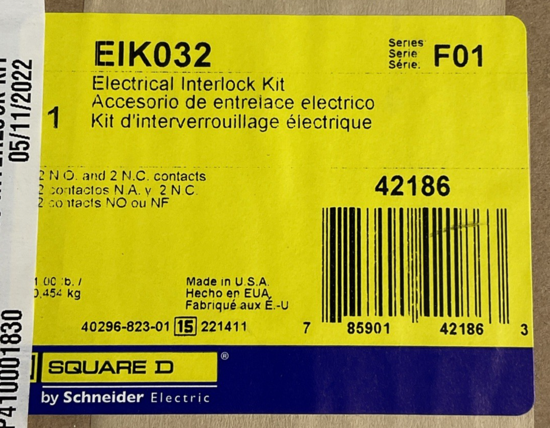 SQUARE D EIK032 INTERLOCK KIT SER.F01