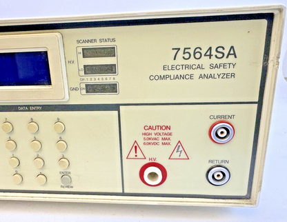 ASSOCIATED RESEARCH INC - 7564SA - QUADCHECK II - ELEC. SFTY COMPLIANCE ANALYZER