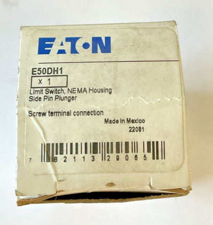 EATON E50DH1 LIMIT SWITCH SIDE PIN PLUNGER SER.A1