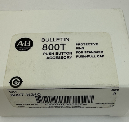 ALLEN BRADLEY 800T-N310 /SERIES A BULLETIN PUSH BUTTON PROTECTIVE RING LOT OF 3
