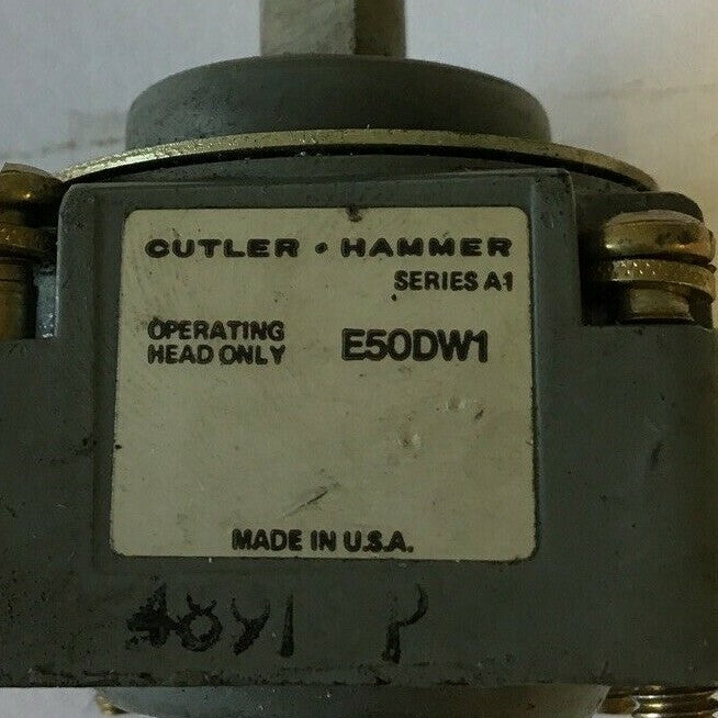 CUTLER HAMMER E50DW1 SER.A1 LIMIT SWITCH HEAD